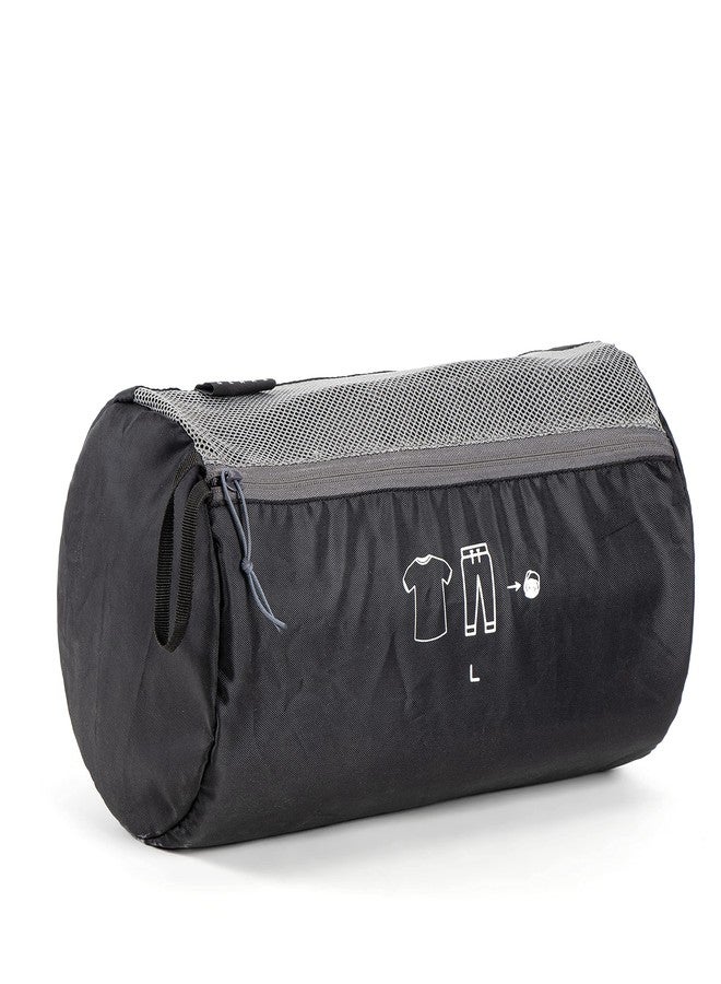 Tripole Polyester Organizer Packs - Cylindrical Shaped For Rucksacks - Set Of 6 | Shirt Bag | Black, 5 cm, 19 cm - Image 2